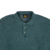 Heavy Polo Sweat - Faded Green