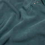 Heavy Polo Sweat - Faded Green