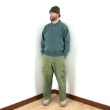 Heavy Polo Sweat - Faded Green