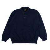 Heavy Polo Sweat - Navy