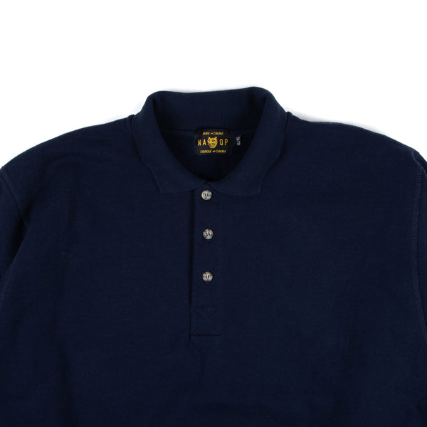Heavy Polo Sweat - Navy