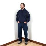 Heavy Polo Sweat - Navy