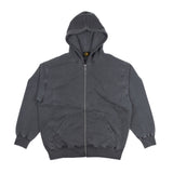 Heavy Zip Hoodie - Faded Black