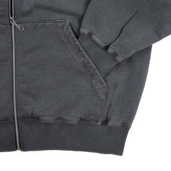 Heavy Zip Hoodie - Faded Black