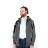 Heavy Zip Hoodie - Faded Black