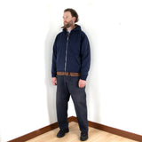 Heavy Zip Hoodie - Navy