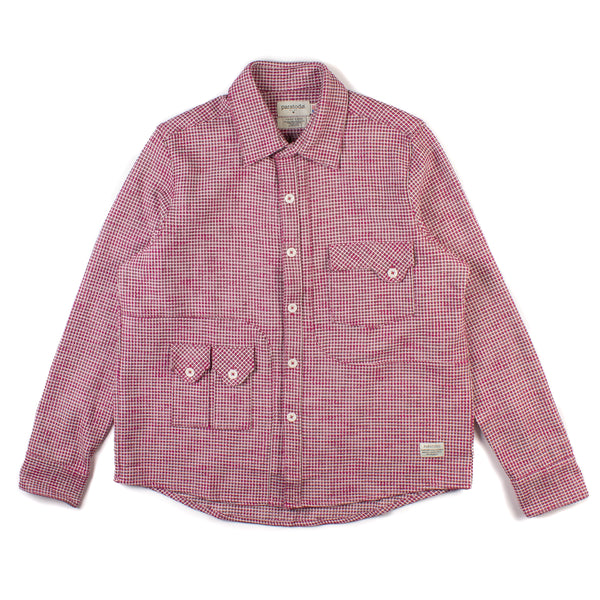 Jardin Shirt - Raspberry Jacquard