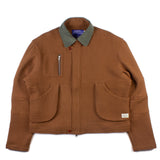 Pine Blouson Jacket - Brown Quilt