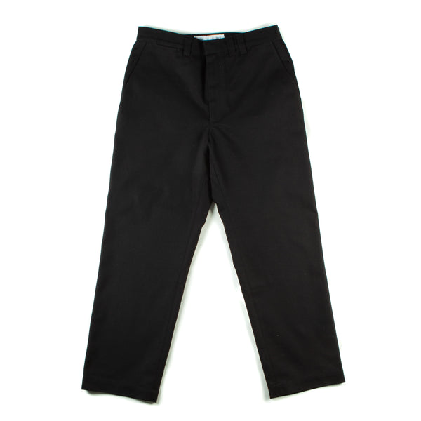 Gusseted Work Pant - Black Super Twill