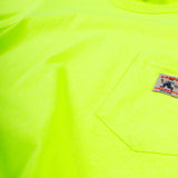 Pocket Tee - Hi Vis Green