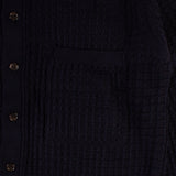 Knit Jacket - Navy Merino Wool