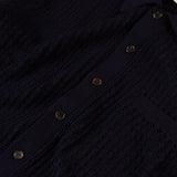 Knit Jacket - Navy Merino Wool