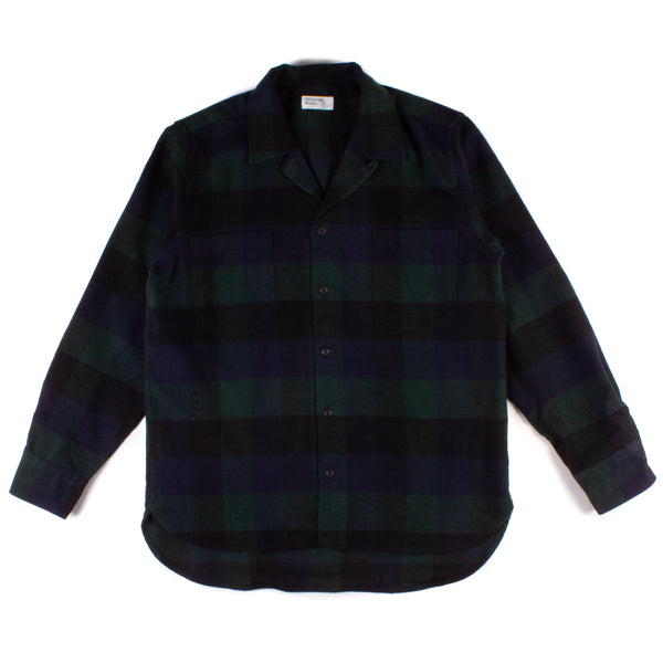 Work Shirt - Brushed Wool Black Watch