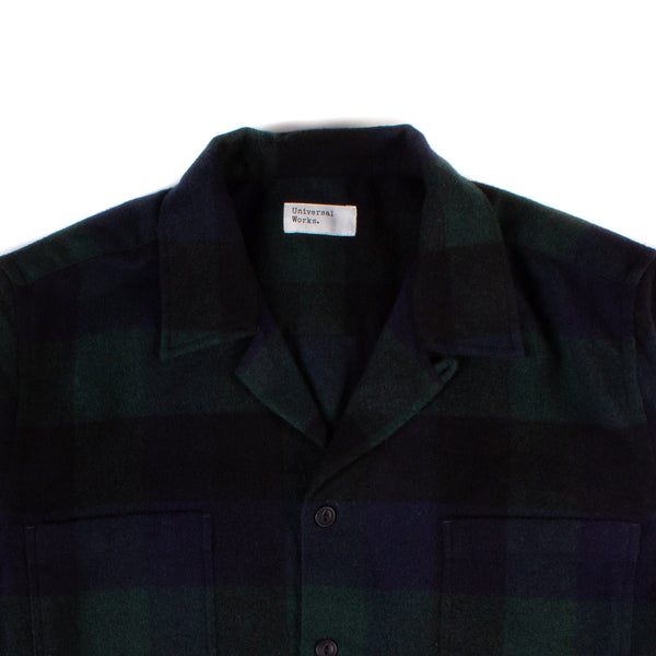 Work Shirt - Brushed Wool Black Watch