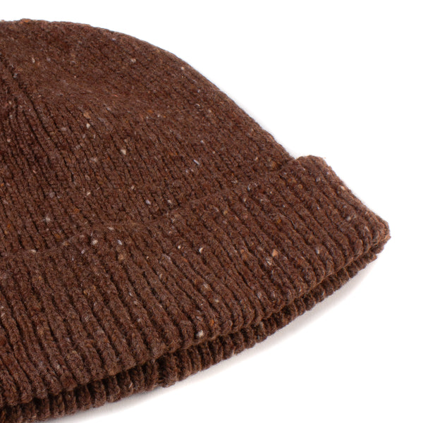 Watch Cap - Brown Tweed Knit