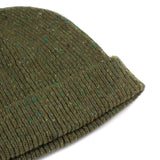 Watch Cap - Green Tweed Knit