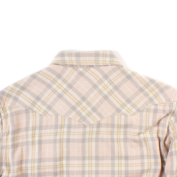 Washed Flannel Pearlsnap Shirt - Abiquiu Sunset