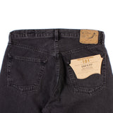 101 Dad's Fit Denim Pants - Black Stone