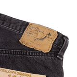 101 Dad's Fit Denim Pants - Black Stone