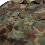 US Army Fatigue Shirt - Woodland Camo