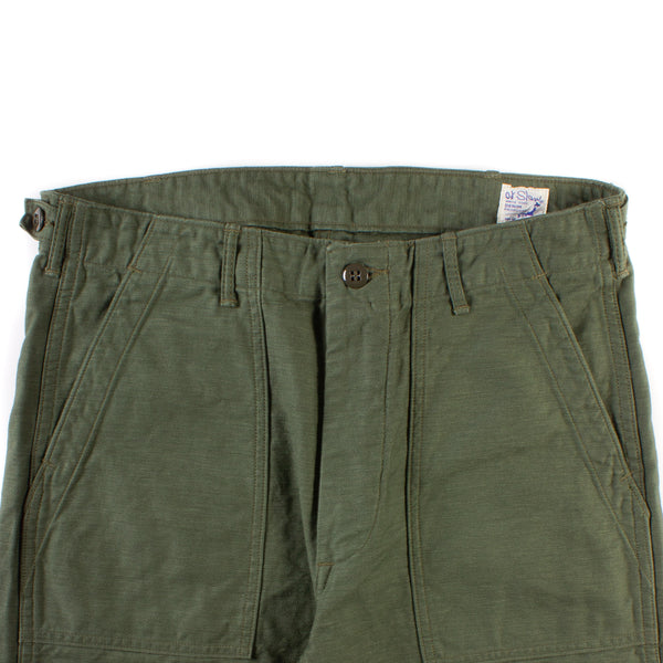 Slim Fit Fatigue Pants - Green