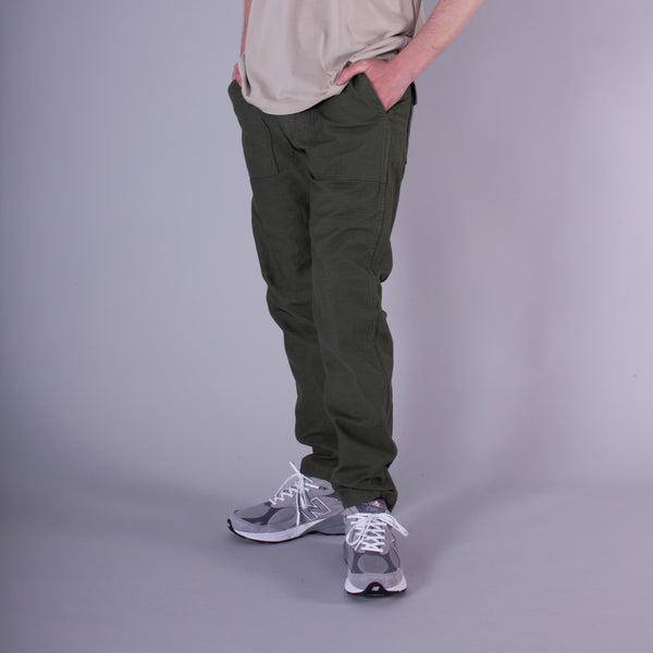 Slim Fit Fatigue Pants - Green