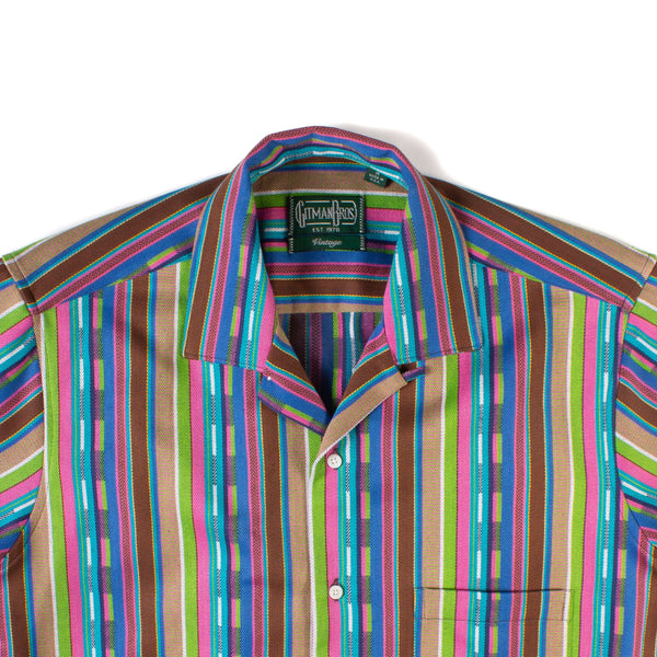 Camp Shirt - Cenote Handwoven Stripe