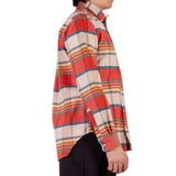 Long Sleeve Buttondown Shirt - Sunrise Stripe Moleskin