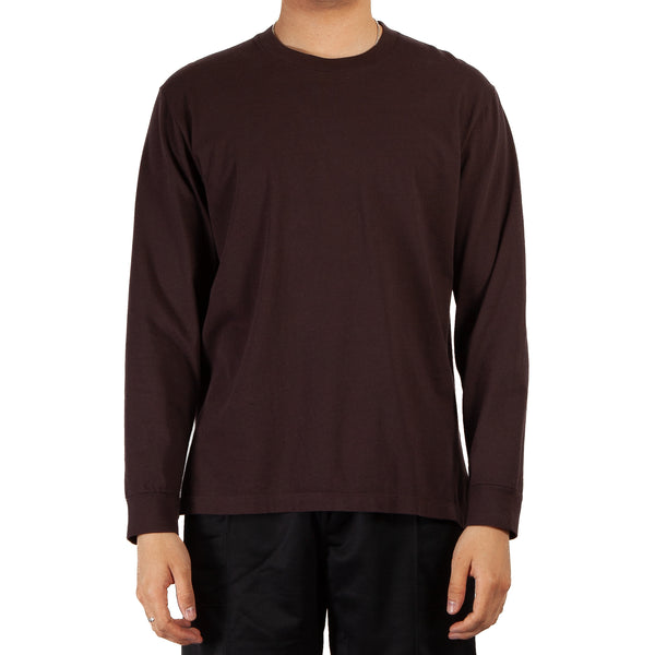 Boxy LS T Shirt - Deep Brown