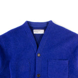 Cardigan - Blue Wool Fleece