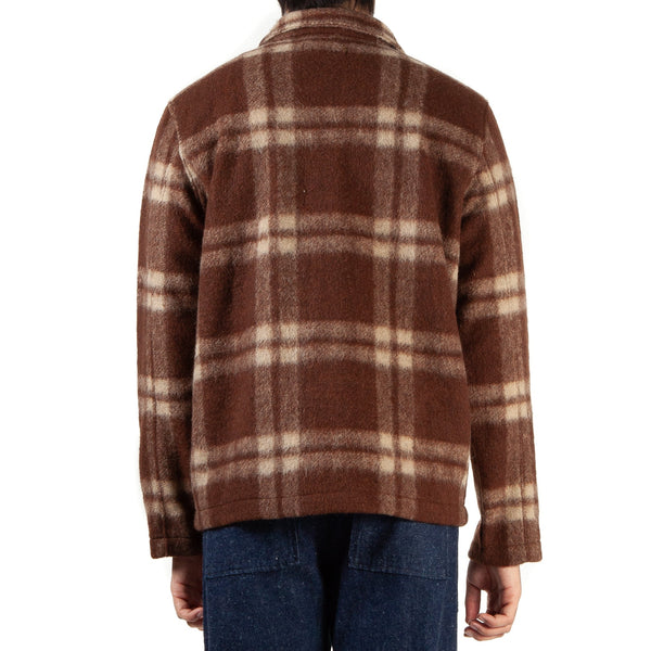 Field Jacket - Brown Soft Wool Fleece