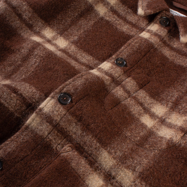 Field Jacket - Brown Soft Wool Fleece