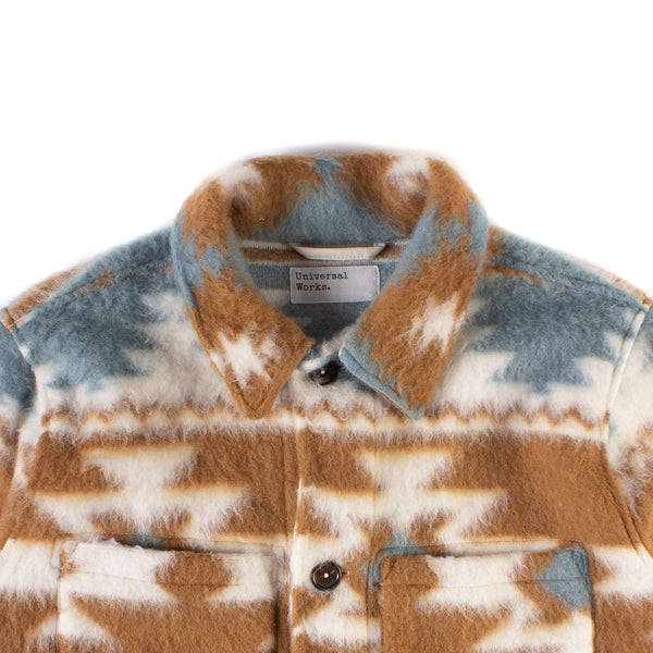 Lumber Jacket - Sand/Ecru Santa Fe Fleece