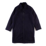 Insulated Overcoat - Navy Inside/Out